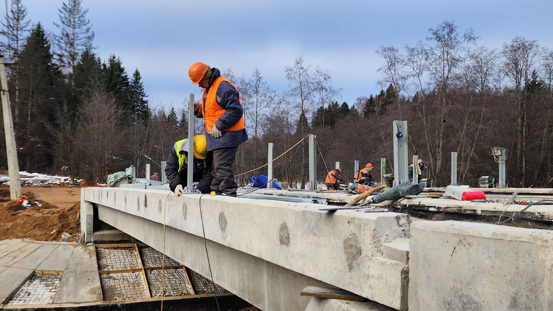 ремонт моста, истра, строительные работы, вертикалки,