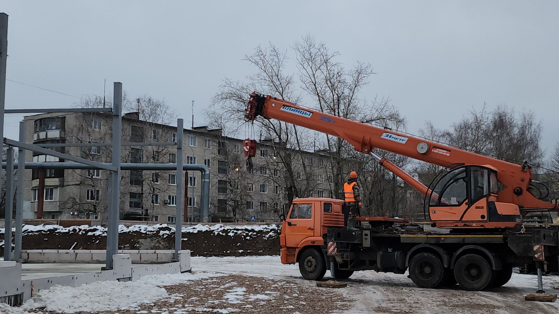 Магазин, новый магазин, Лобня, Строительство, вертикалки,