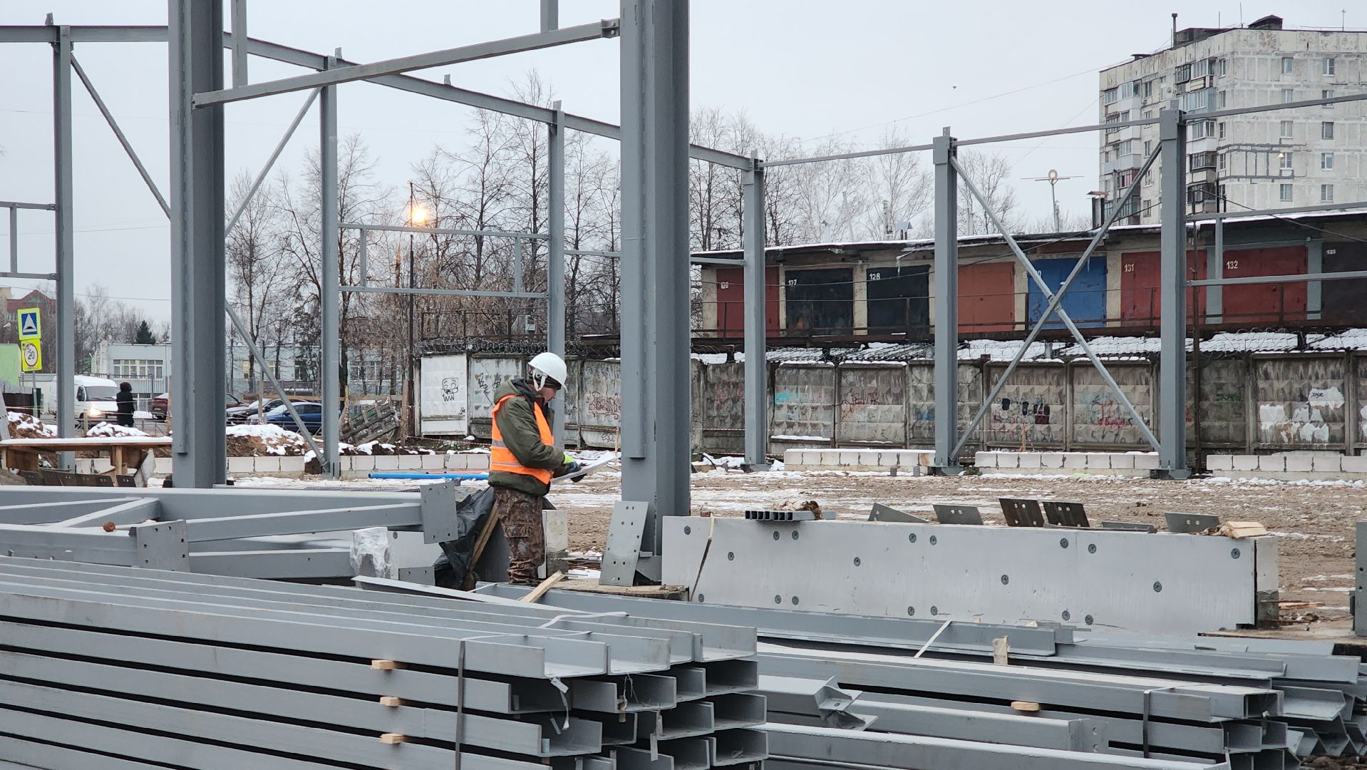 Магазин, новый магазин, Лобня, Строительство, вертикалки,