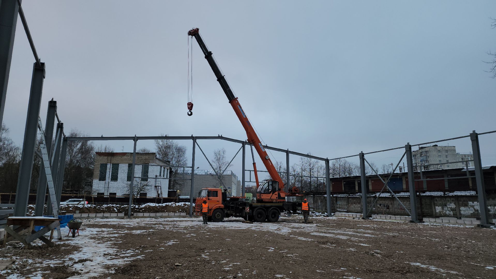 Магазин, новый магазин, Лобня, Строительство, вертикалки,