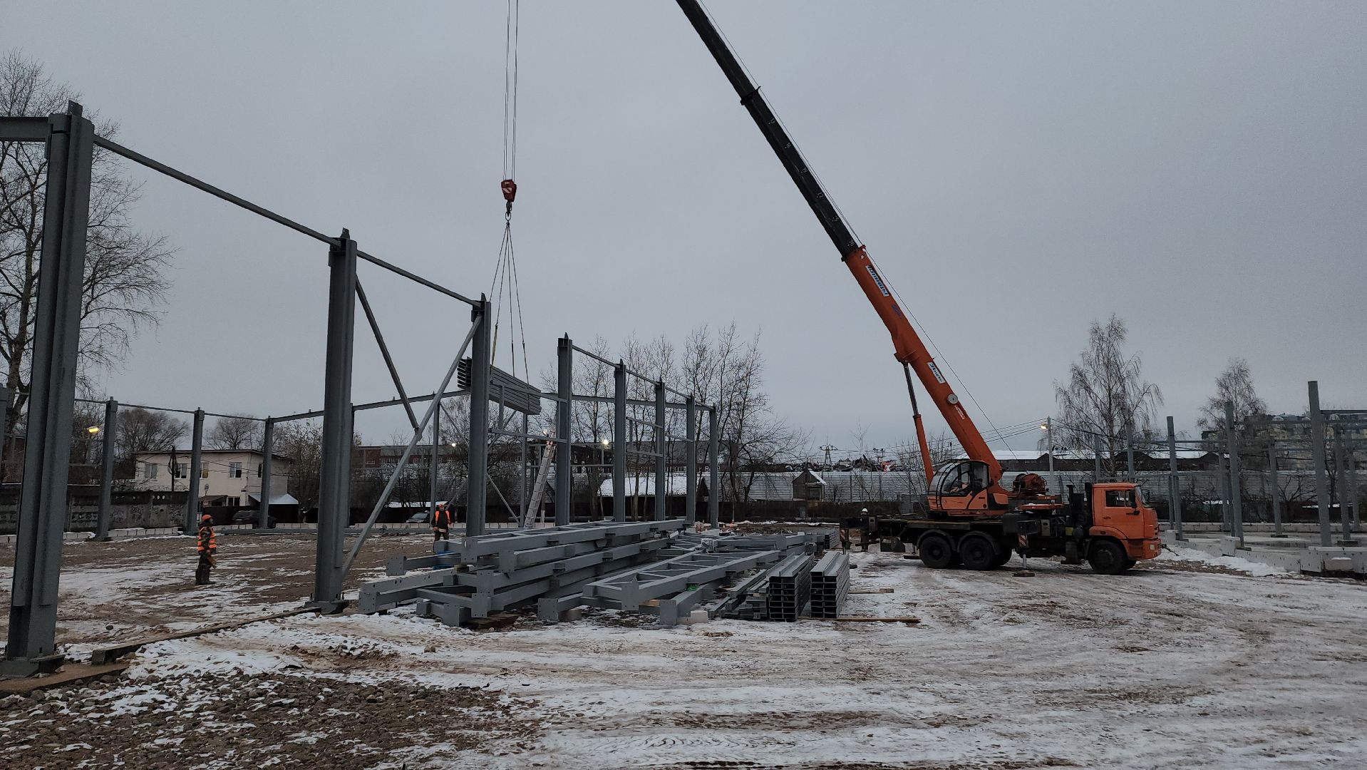 Магазин, новый магазин, Лобня, Строительство, вертикалки,