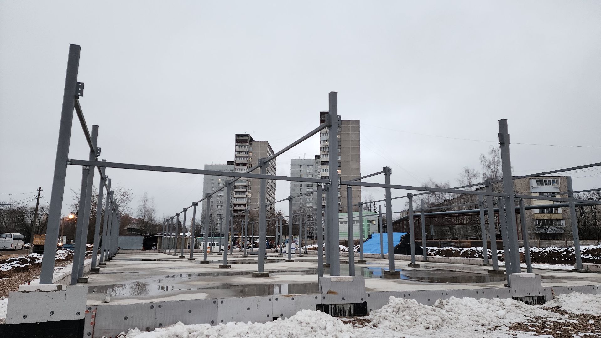 Магазин, новый магазин, Лобня, Строительство, вертикалки,