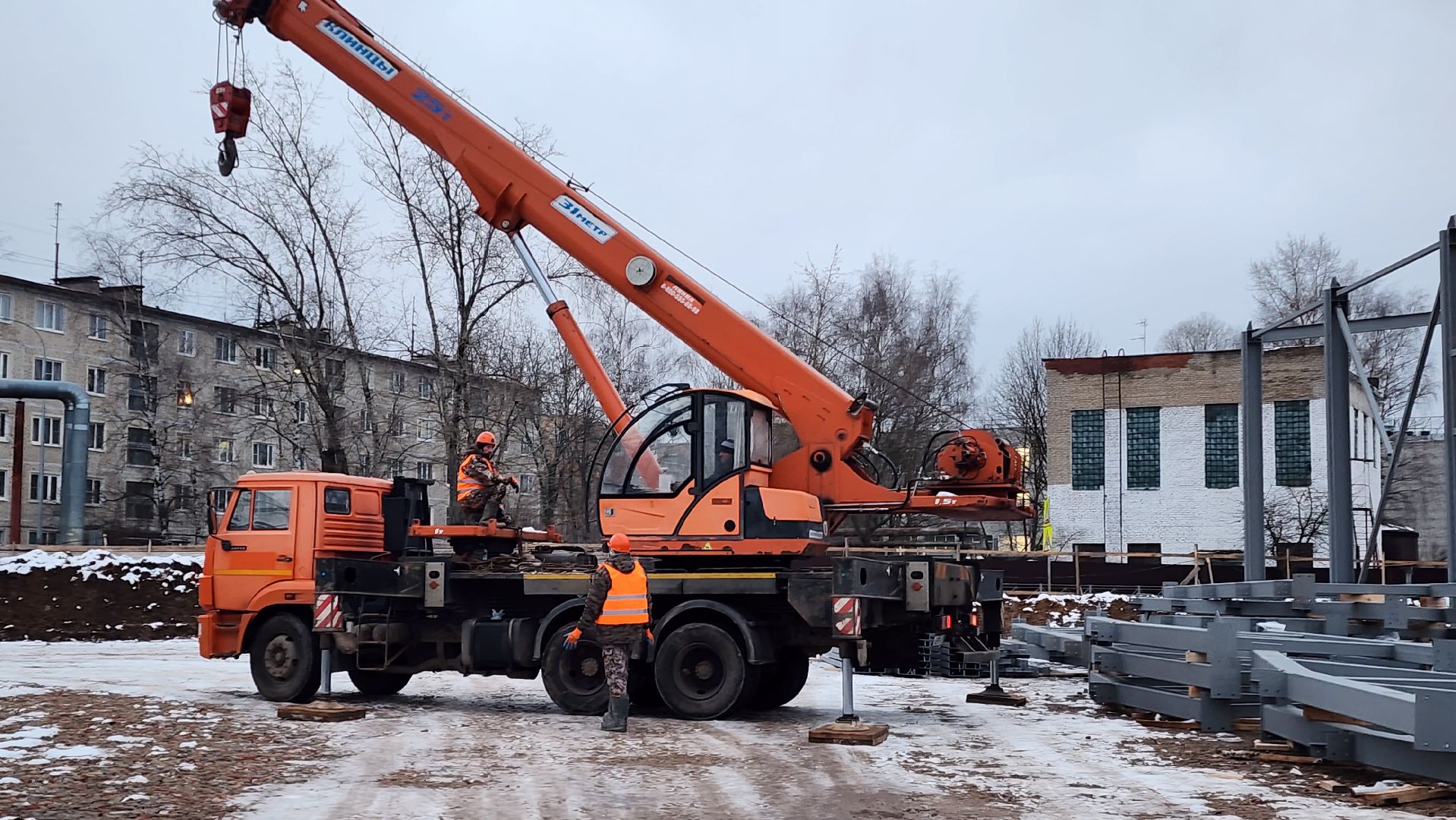 Магазин, новый магазин, Лобня, Строительство, вертикалки,