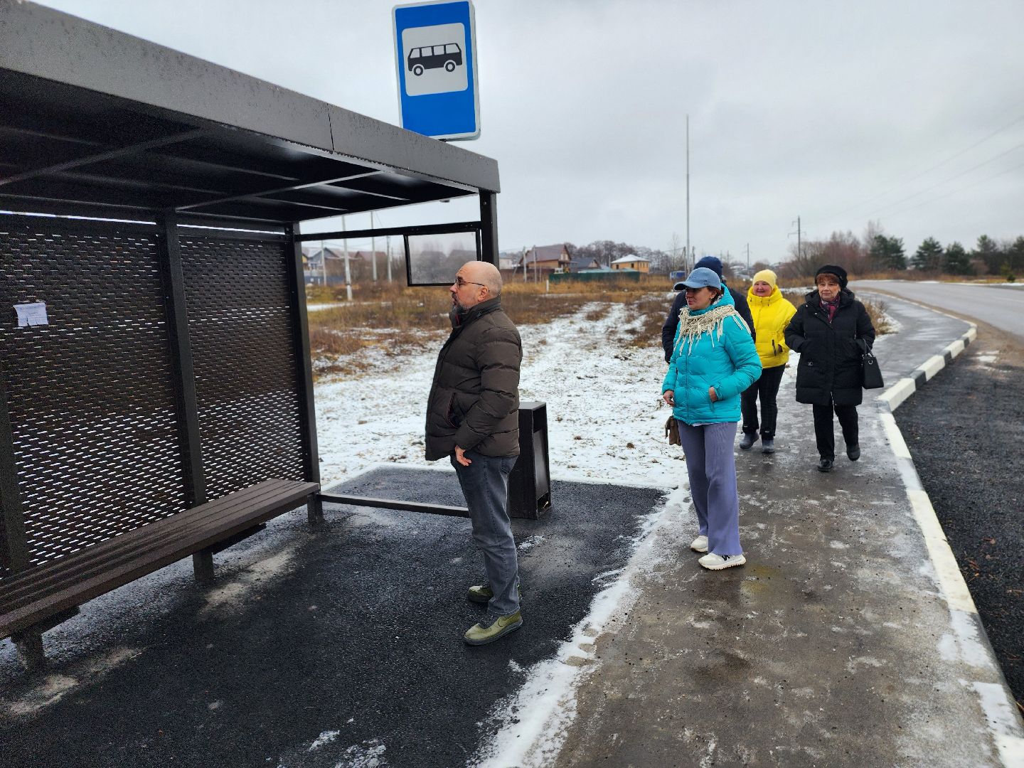 серпухов, автобусные остановки, деревня скрылья, деревня глазово, тротуар, транспорт, вертикалки,