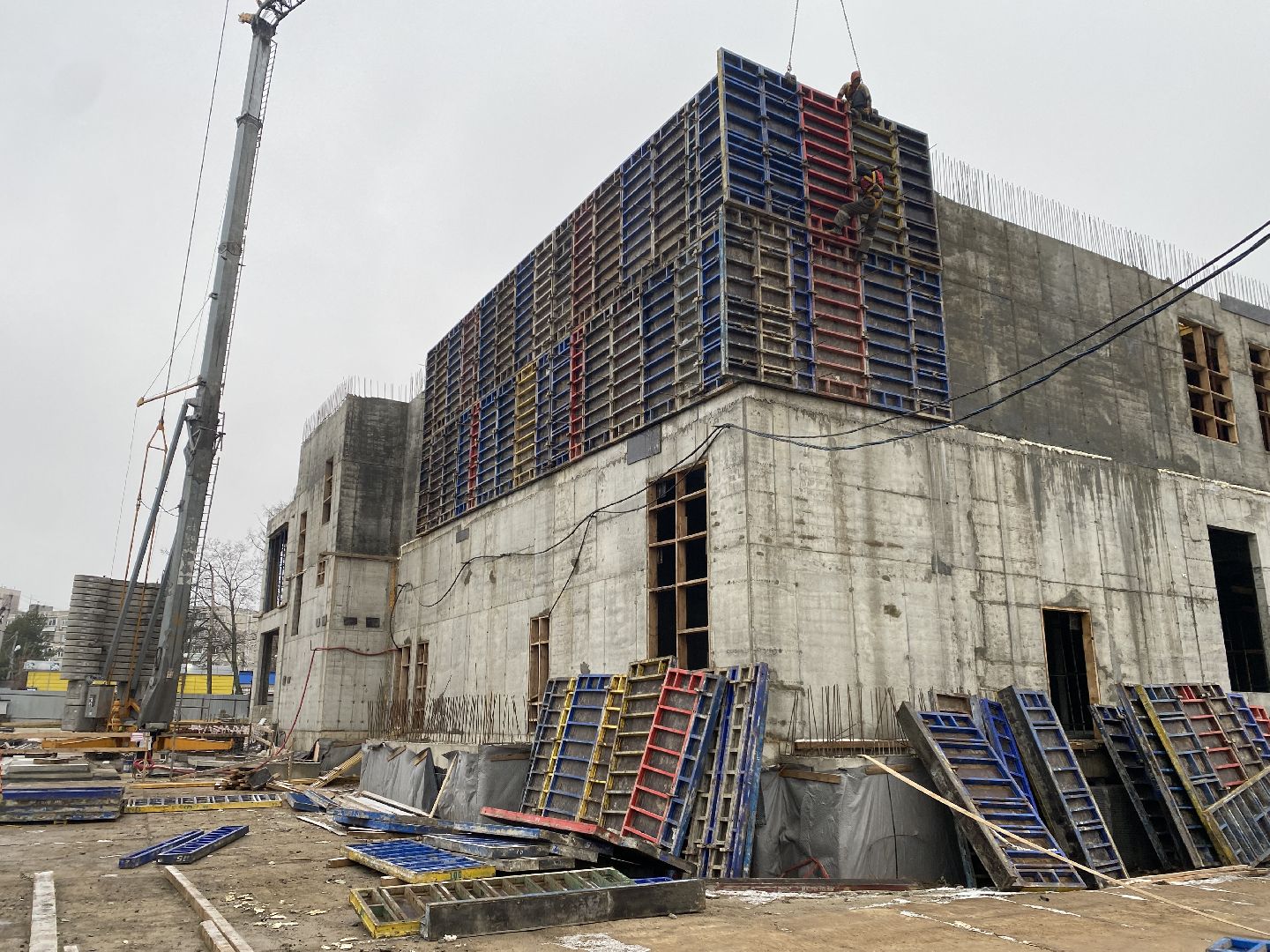 Подмосковье, Строительство, ФОК, микрорайон Авиационный, спорт, Домодедово, Бассейн, вертикалки,