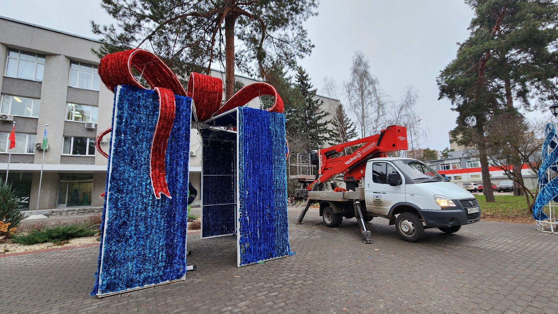 новый год, украсили город, протвино, г о серпухов, иллюминация, вертикалки,