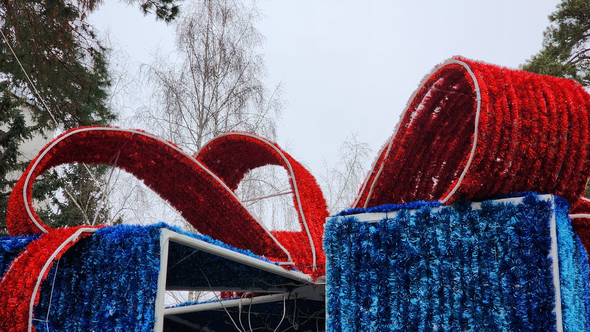 новый год, украсили город, протвино, г о серпухов, иллюминация, вертикалки,