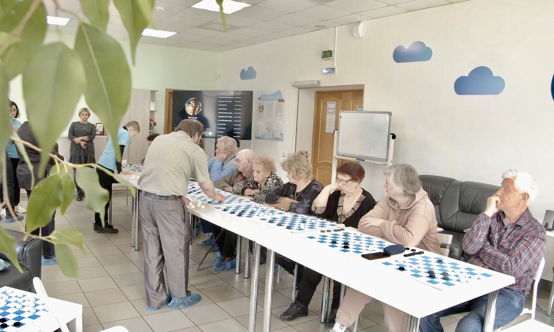 Клин, спорт, активное долголетие, шашки