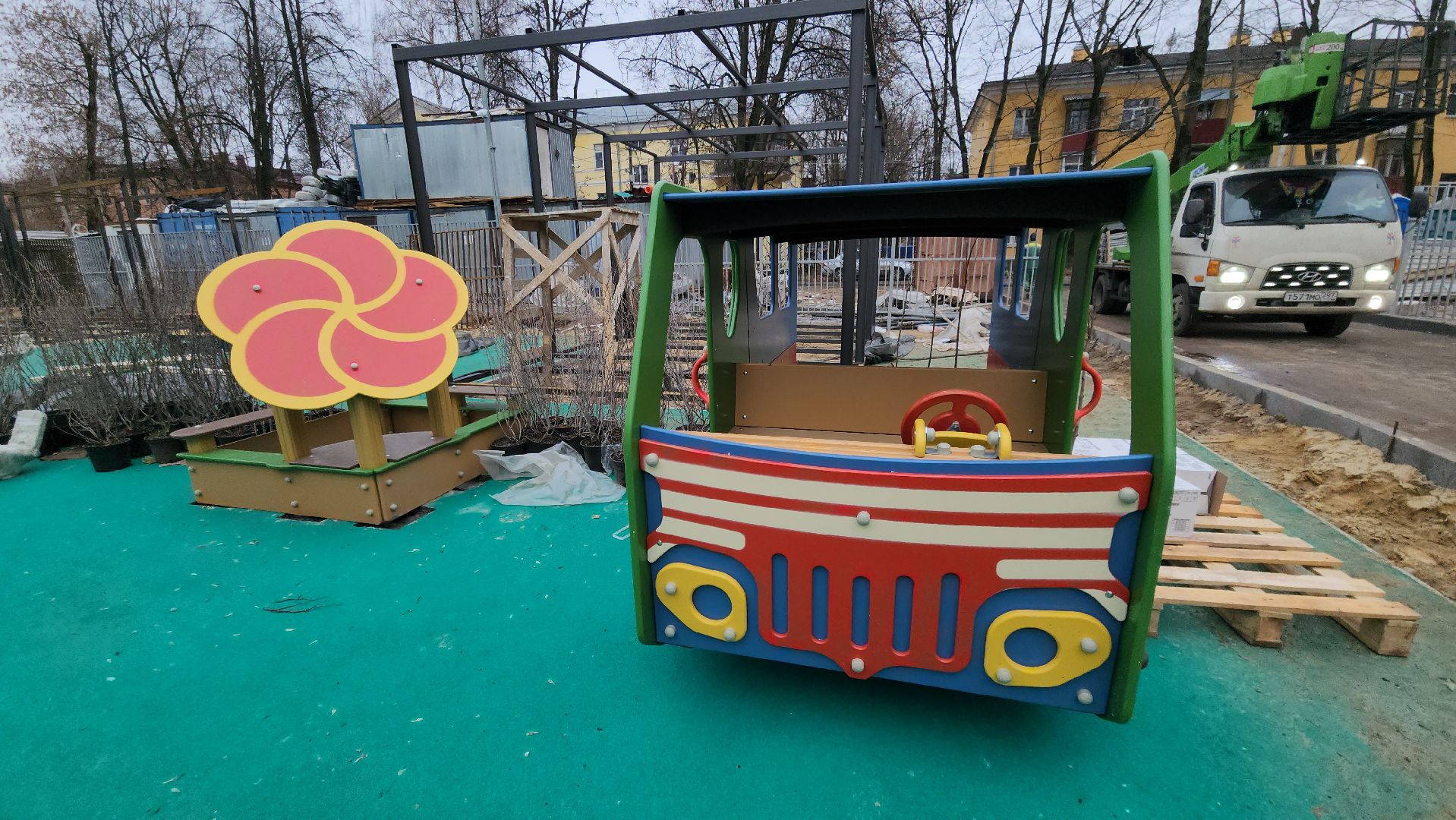 люберцы, новый детский сад, строители, вертикалки,