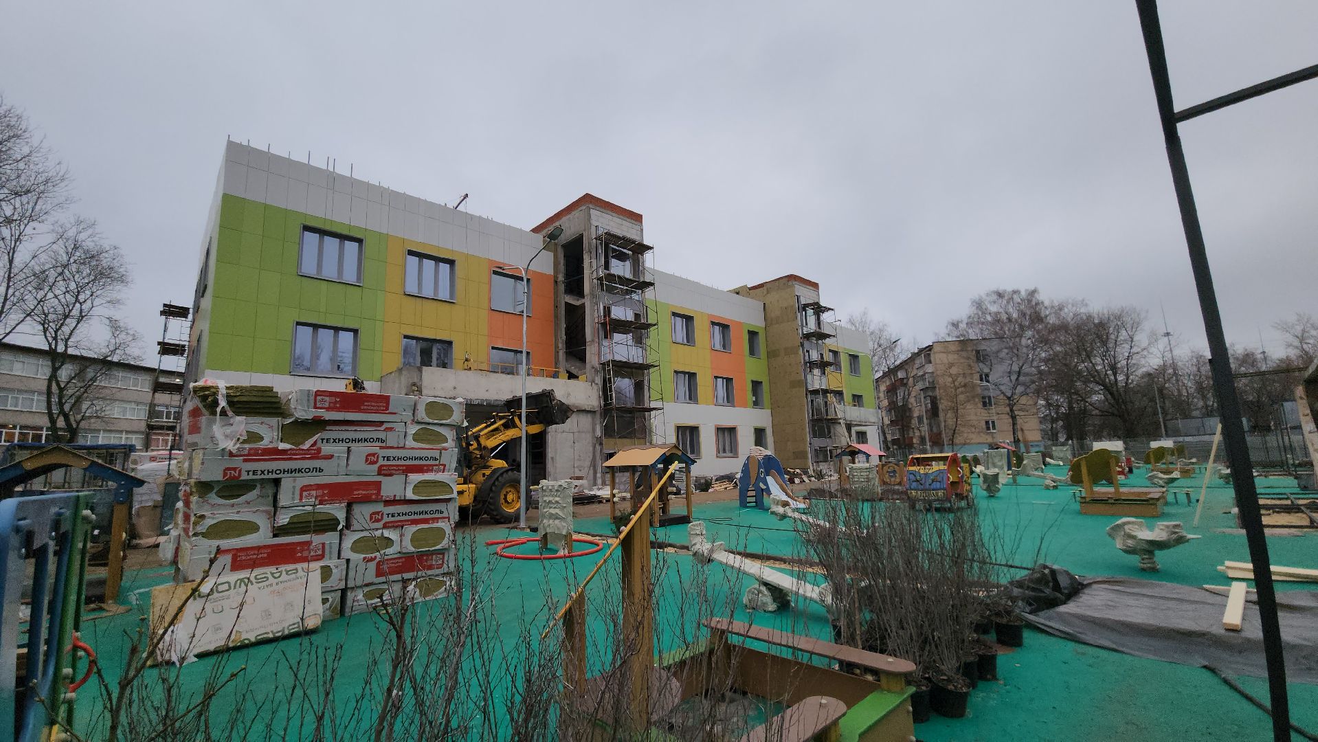 люберцы, новый детский сад, строители, вертикалки,