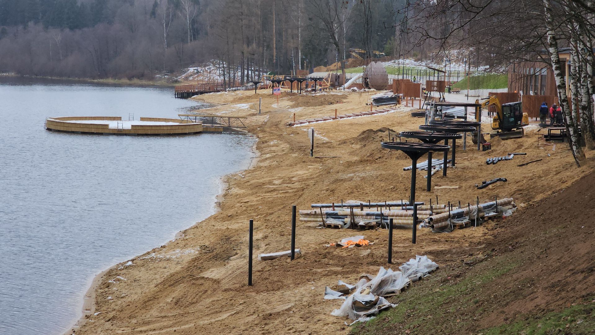 красногорск, плотина, река Синичка, благоустройство,парки красногорска,вертикалки,