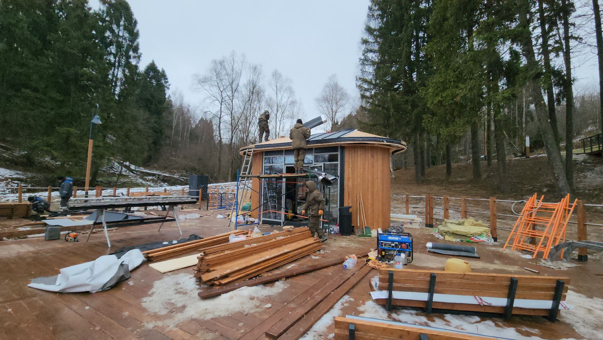 красногорск, плотина, река Синичка, благоустройство,парки красногорска,вертикалки,