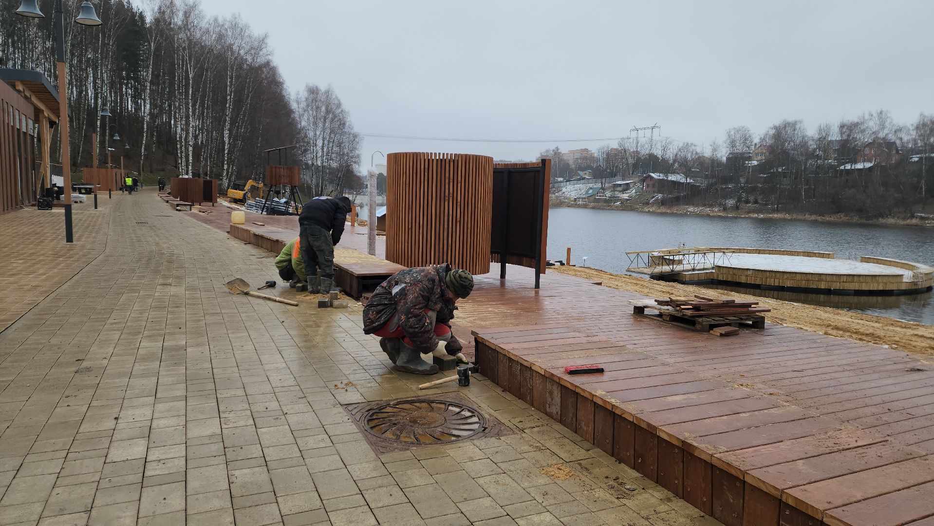 красногорск, плотина, река Синичка, благоустройство,парки красногорска,вертикалки,