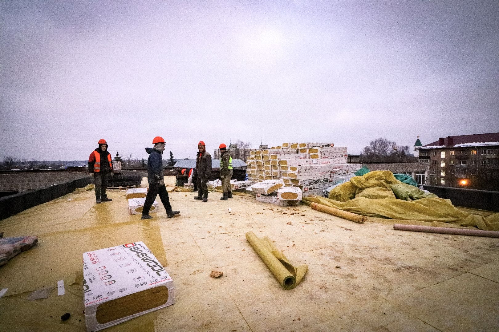 Клин, общество, строительство, ремонт школы, вертикалки,