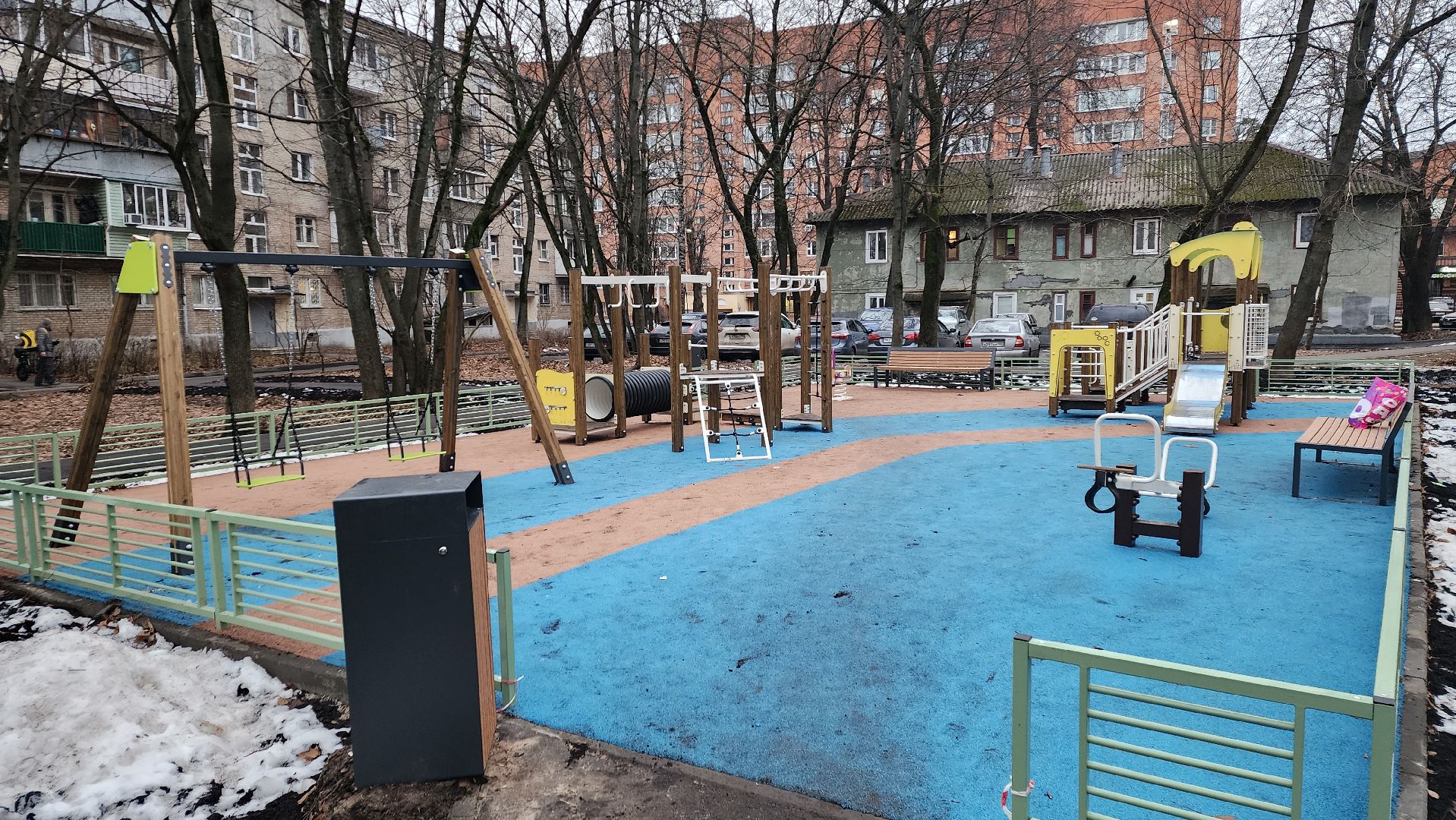 вертикалки, детская игровая площадка, пушкино, добродел, асфальтирование, дорожки, жители,