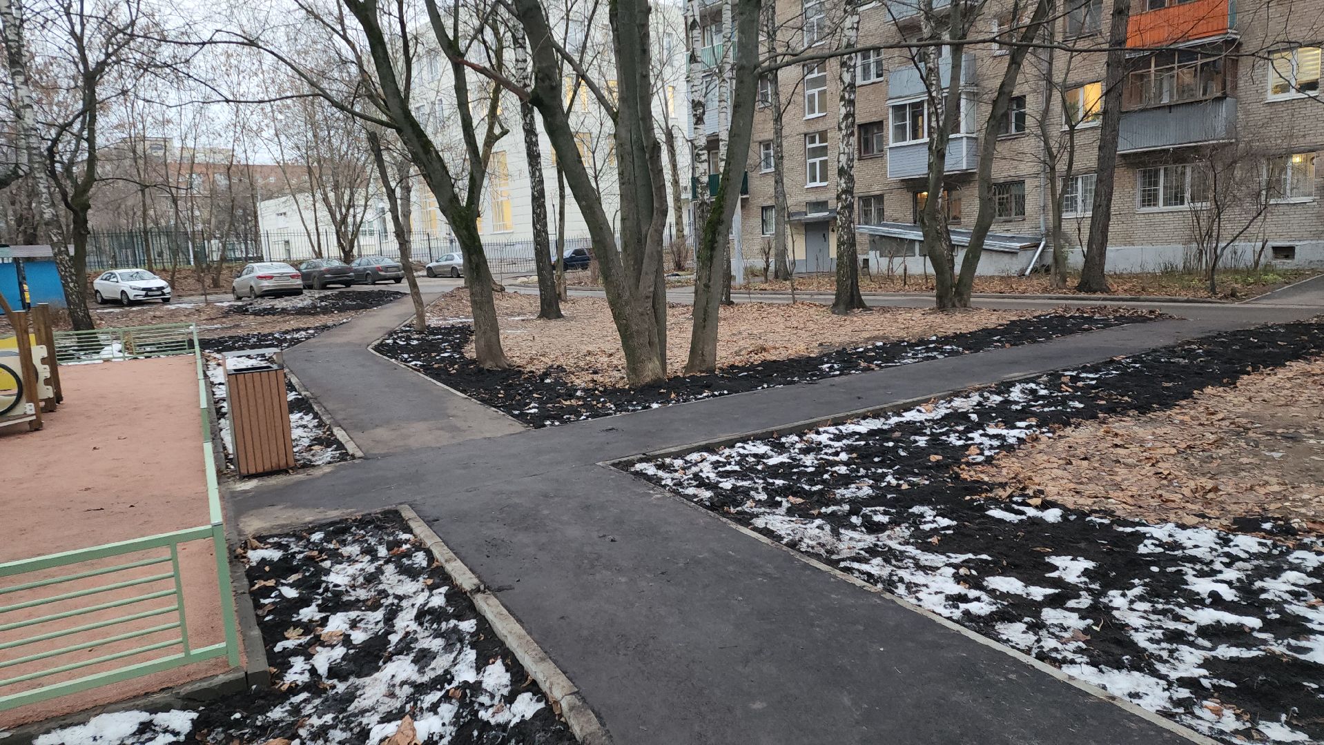 вертикалки, детская игровая площадка, пушкино, добродел, асфальтирование, дорожки, жители,