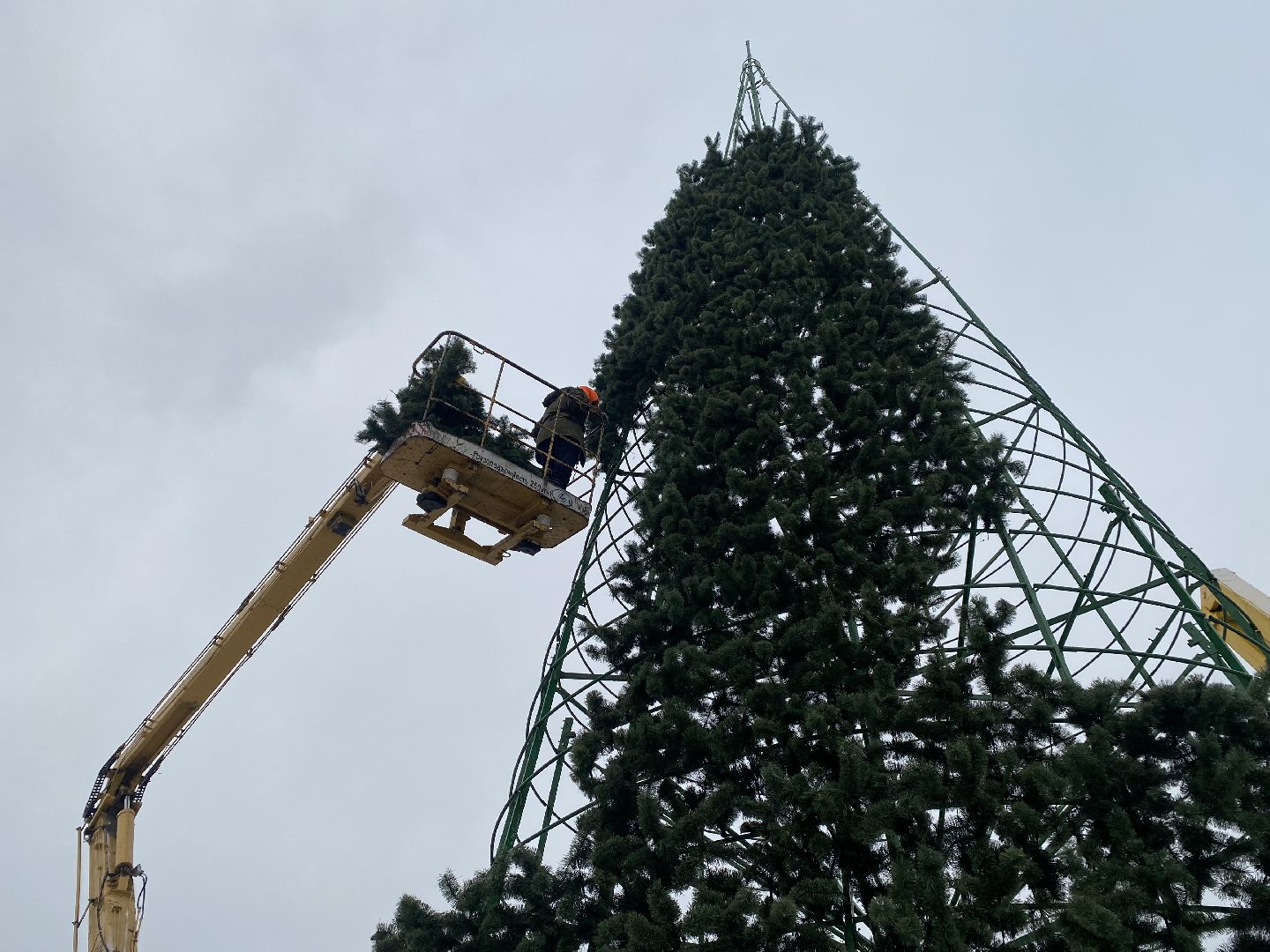 подольск, ёлка, праздник, вертикалки,