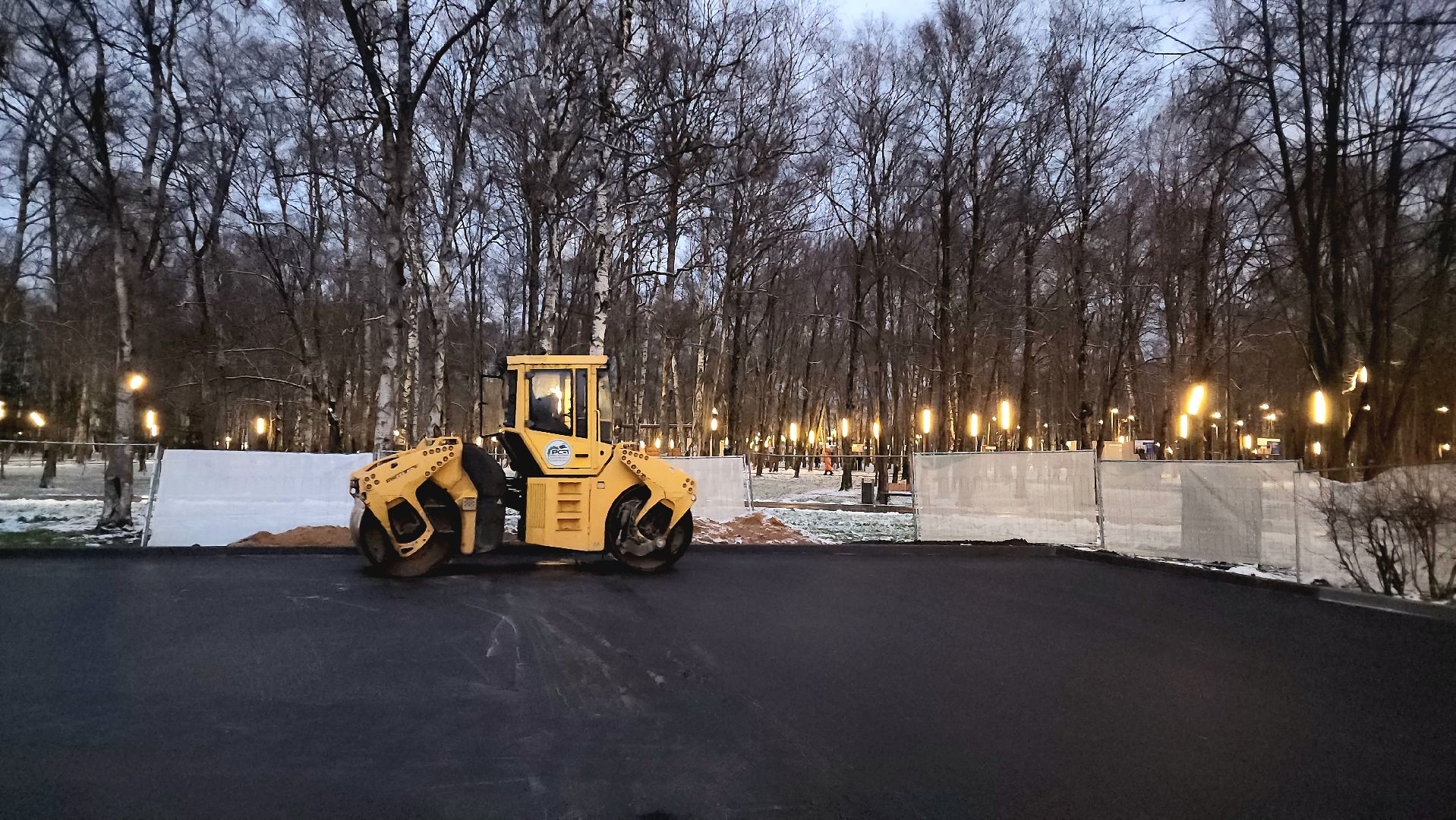 Асфальтирование, Лобня, Благоустройство, Мемориал, вертикалки,