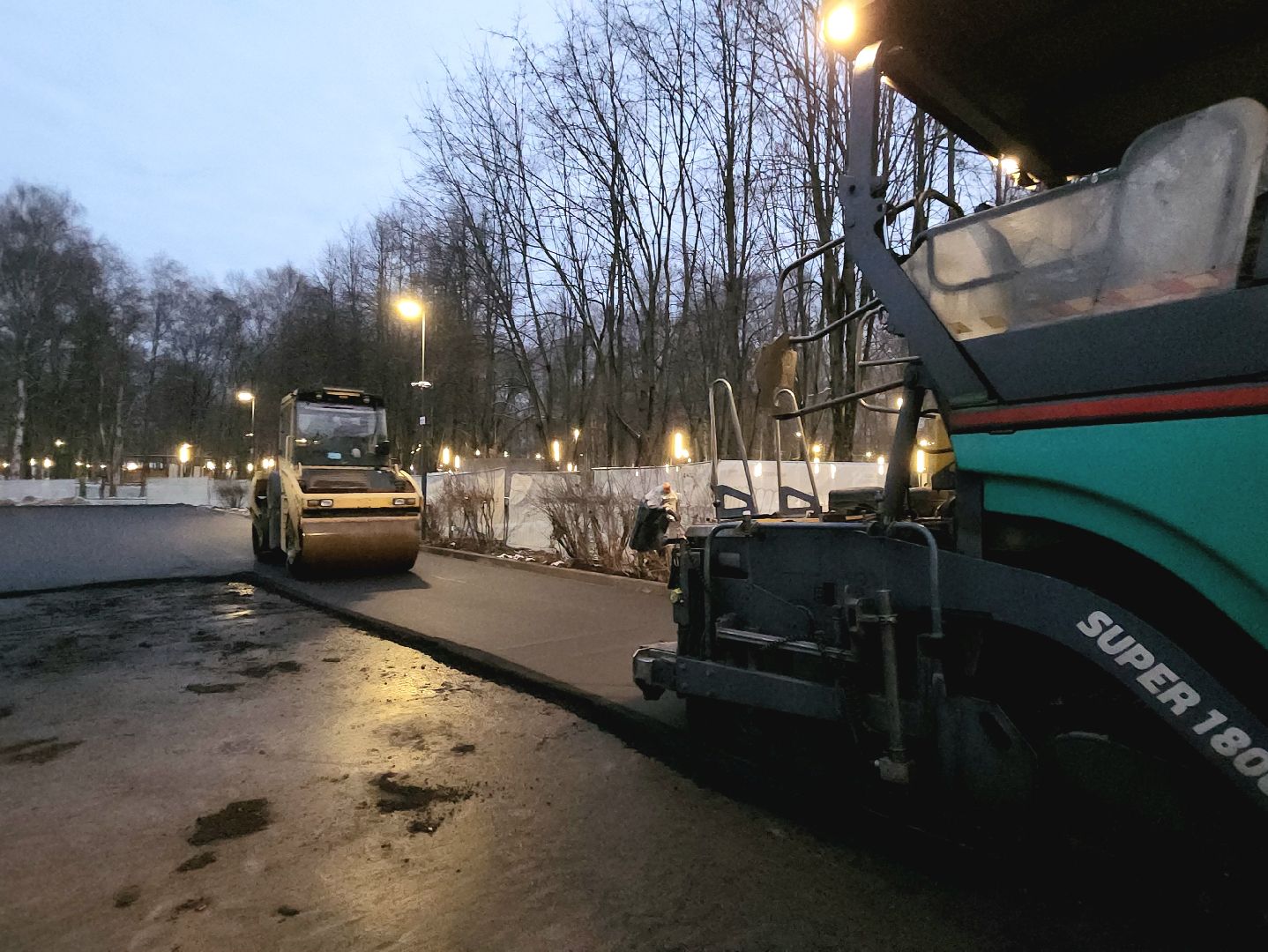 Асфальтирование, Лобня, Благоустройство, Мемориал, вертикалки,
