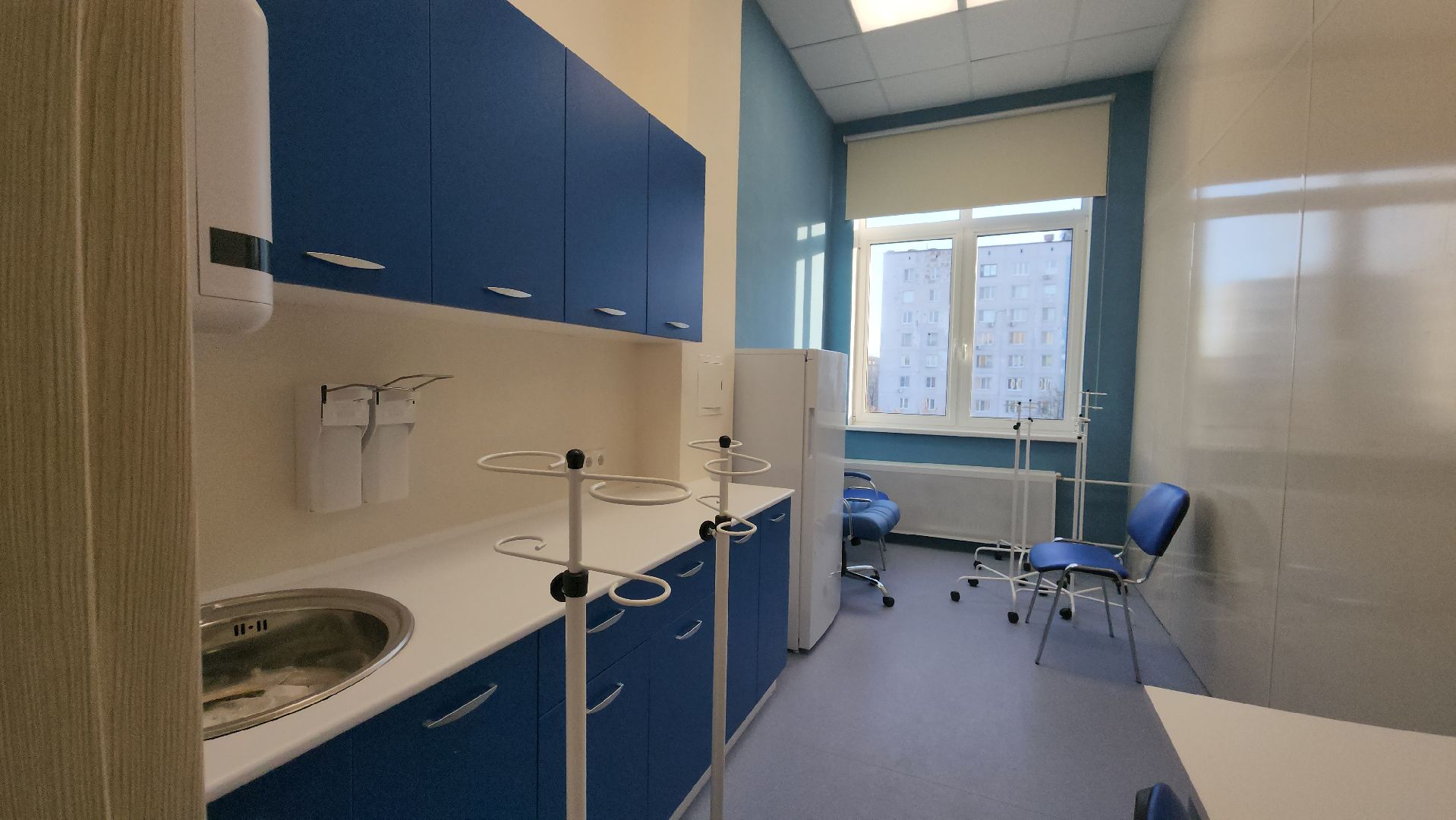 новая поликлиника, Лобня, Строительство, вертикалки,