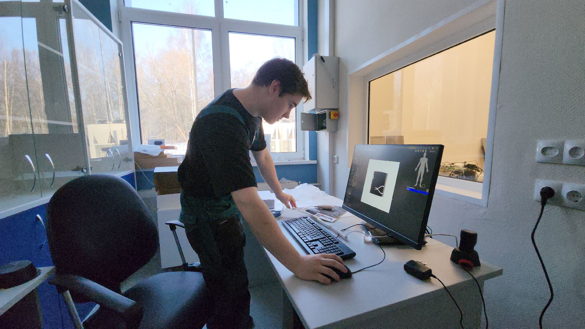 новая поликлиника, Лобня, Строительство, вертикалки,