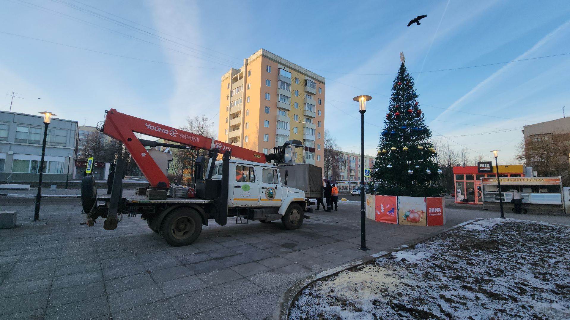 кашира, новогодняя елка, благоустройство, украшение города к новому году, вертикалки,