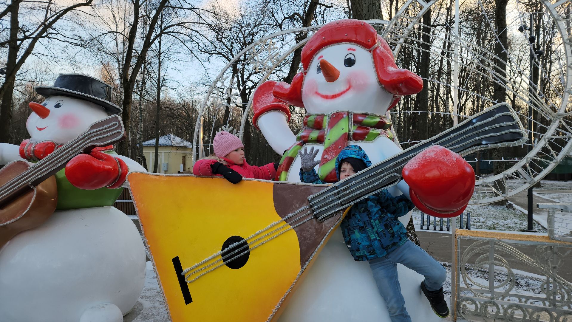 ступино, зима в подмосковье, парки подмосковья, почта деда мороза,