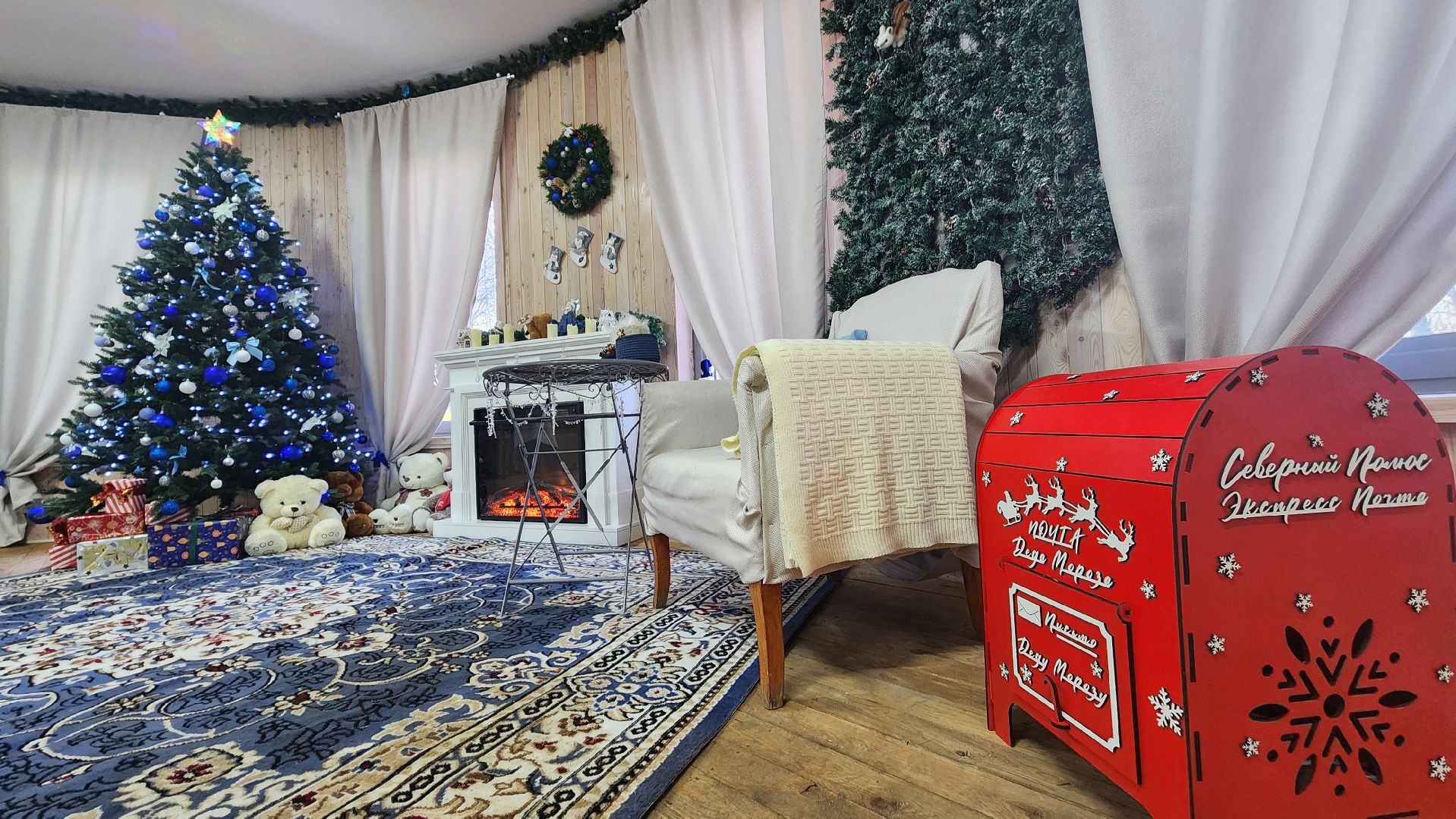 ступино, зима в подмосковье, парки подмосковья, почта деда мороза,