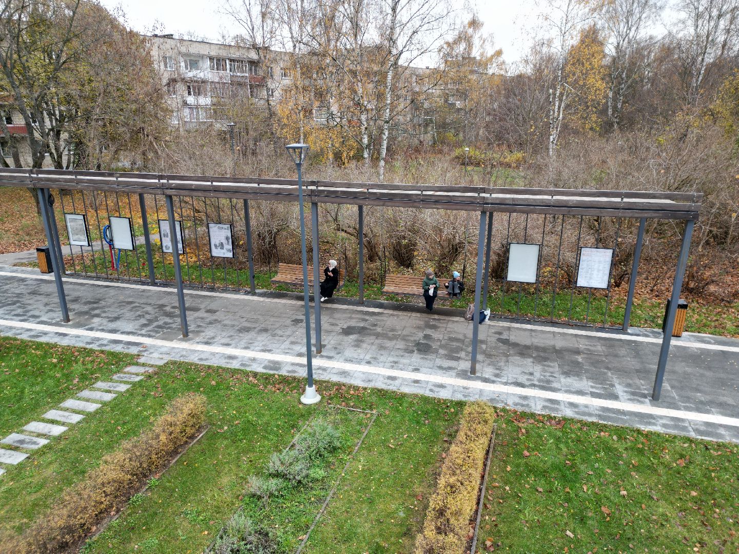 видео с коптера, черноголовка, благоустройство,
