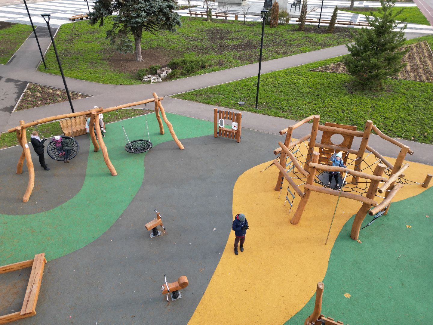 видео с коптера, черноголовка, благоустройство,