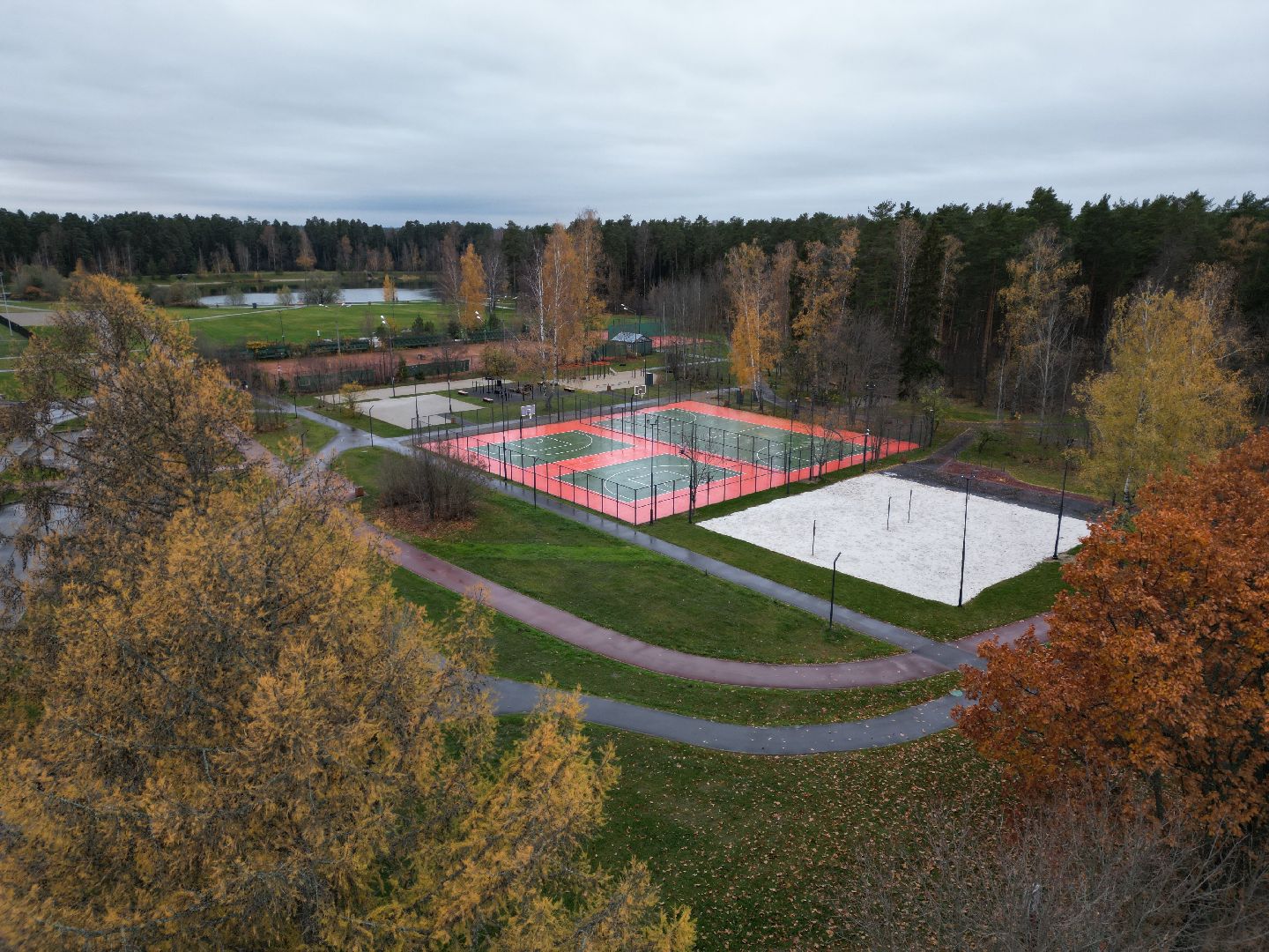 видео с коптера, стадион, черноголовка, футбол,