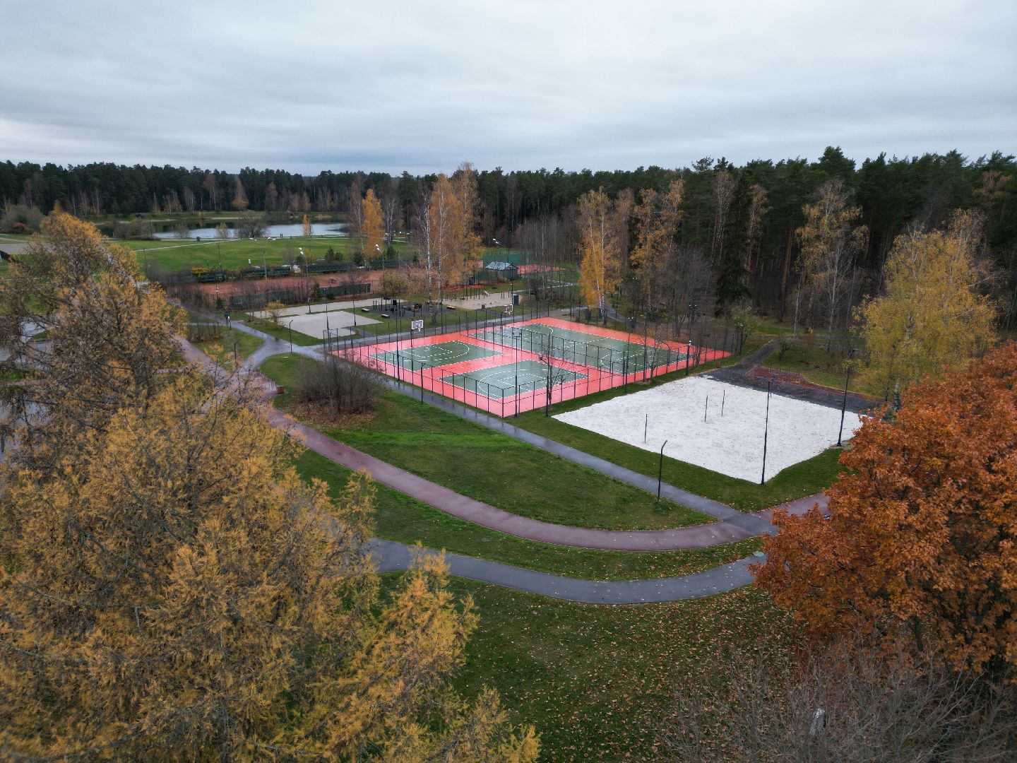 видео с коптера, стадион, черноголовка, футбол,