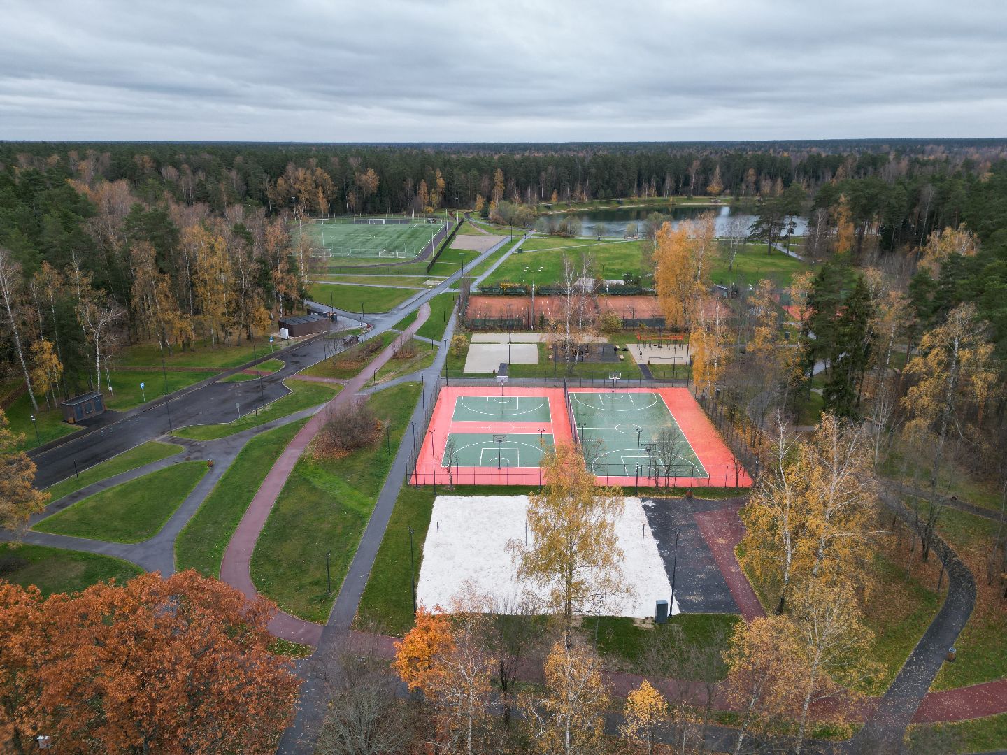 видео с коптера, стадион, черноголовка, футбол,