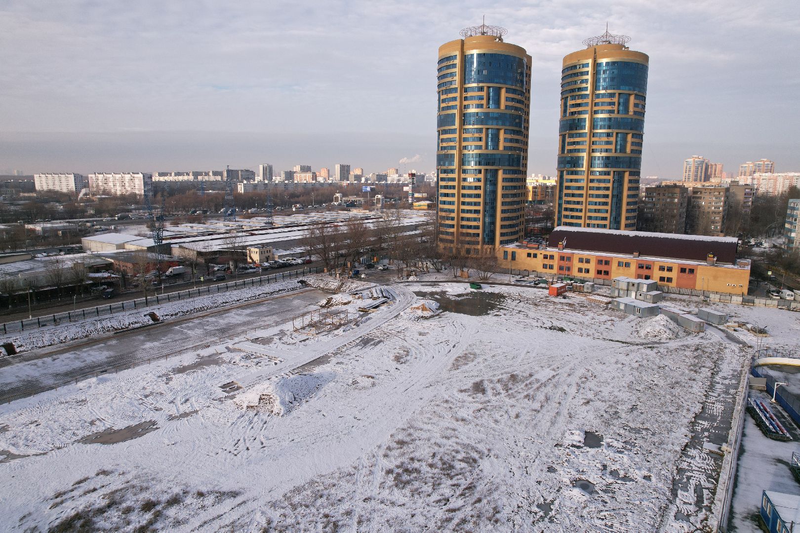видео с коптера, реутов, спорт, стадион,