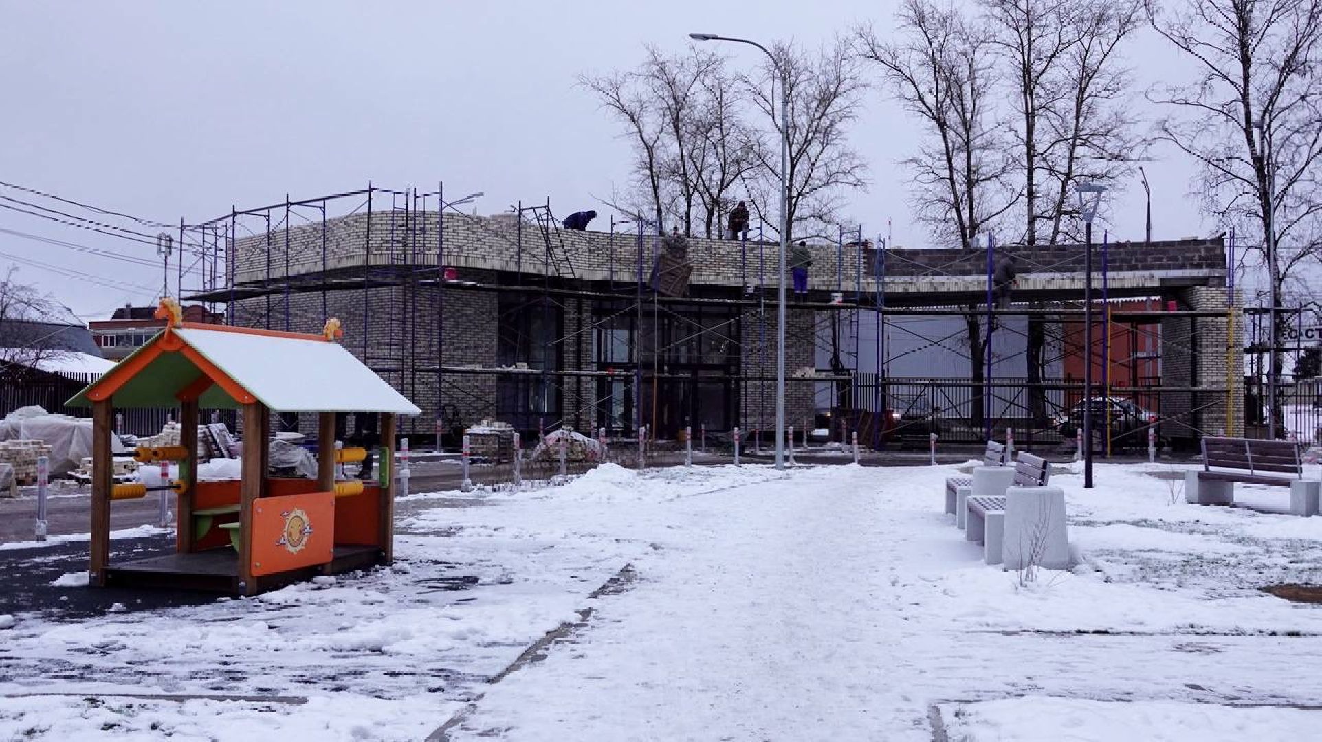 Медицина, Строительство, Здравоохранение, Новая больница, Хотьково, Сергиево-Посадский городской округ, вертикалки,