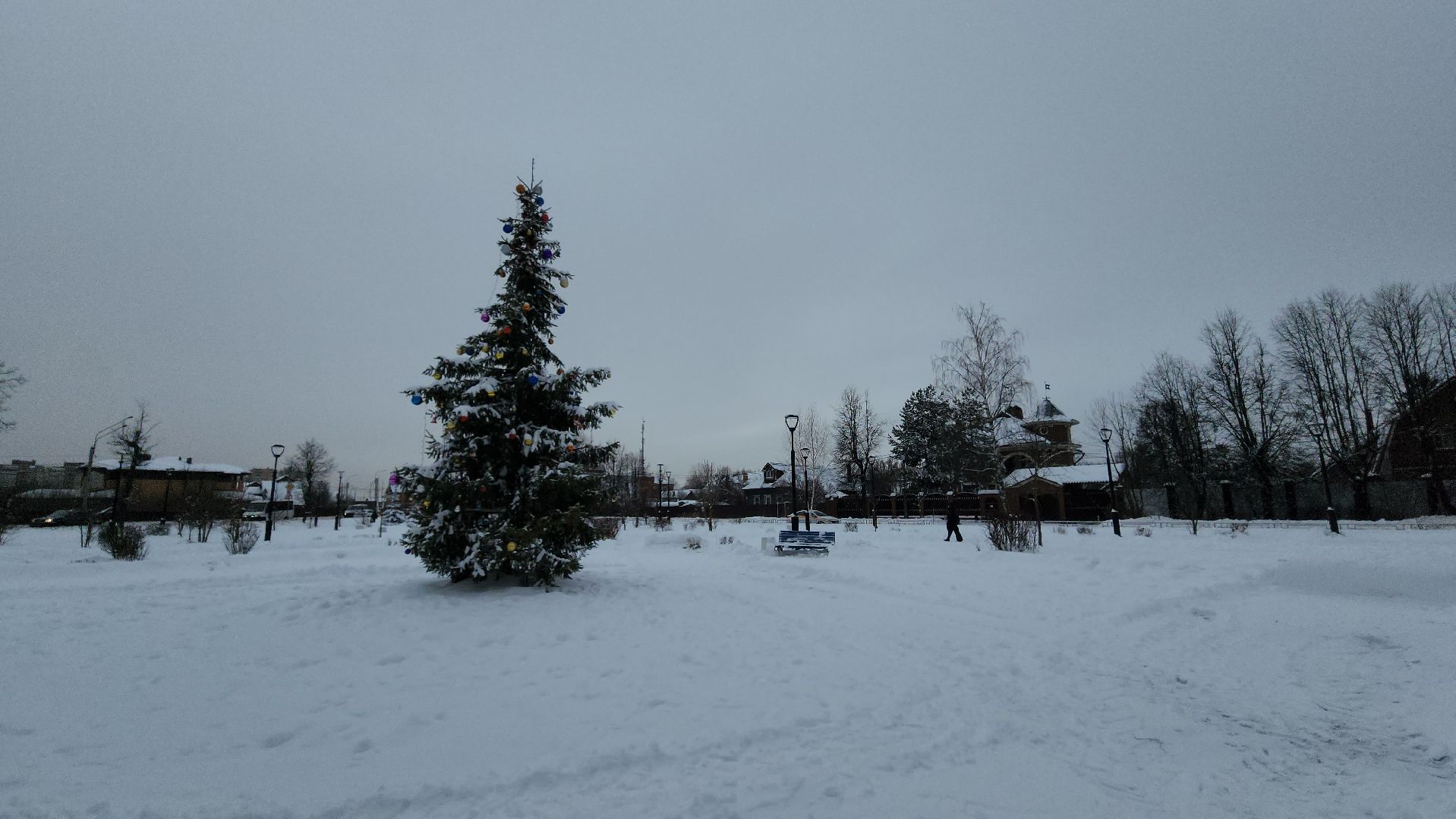 Елка, Новый год, благоустройство, Истра, вертикалки,