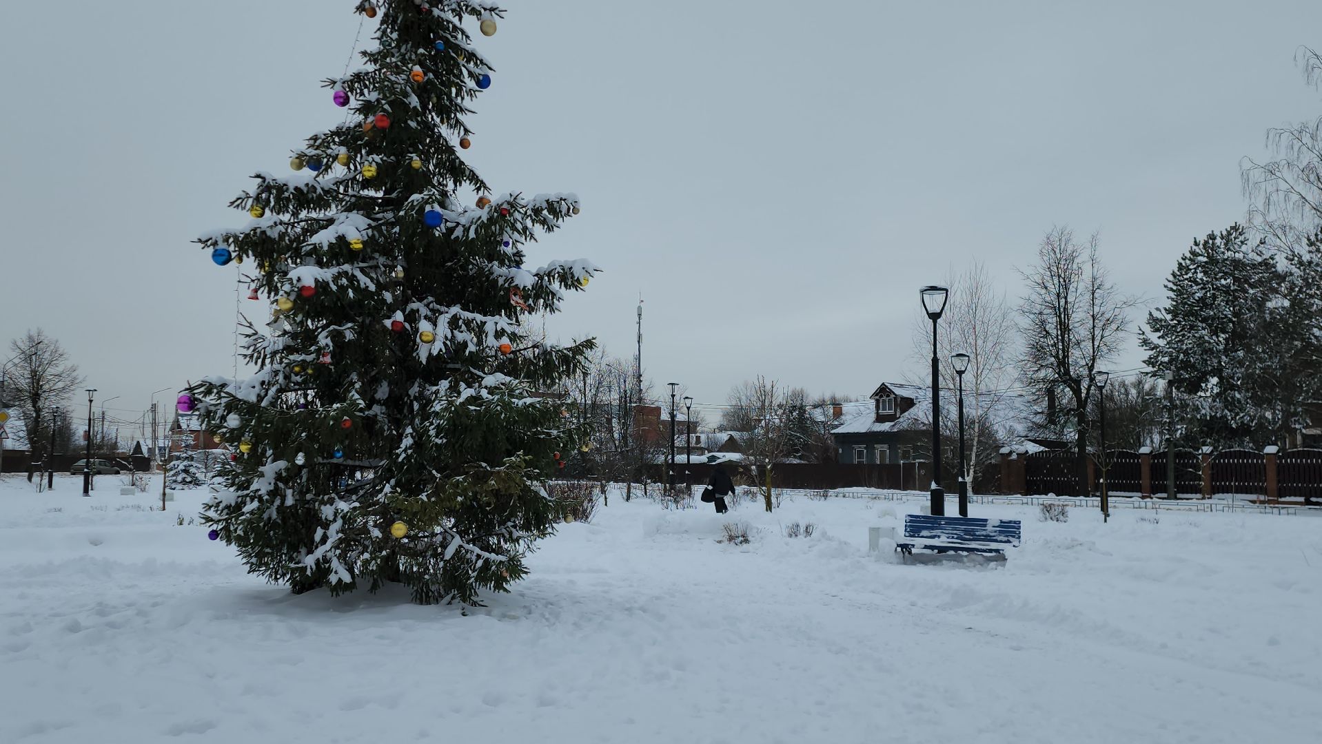 Елка, Новый год, благоустройство, Истра, вертикалки,