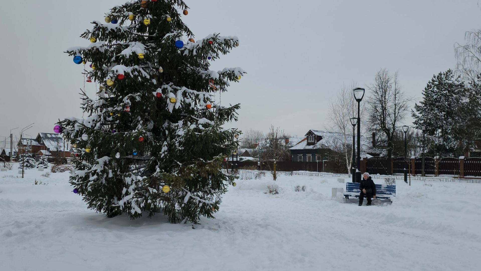 Елка, Новый год, благоустройство, Истра, вертикалки,