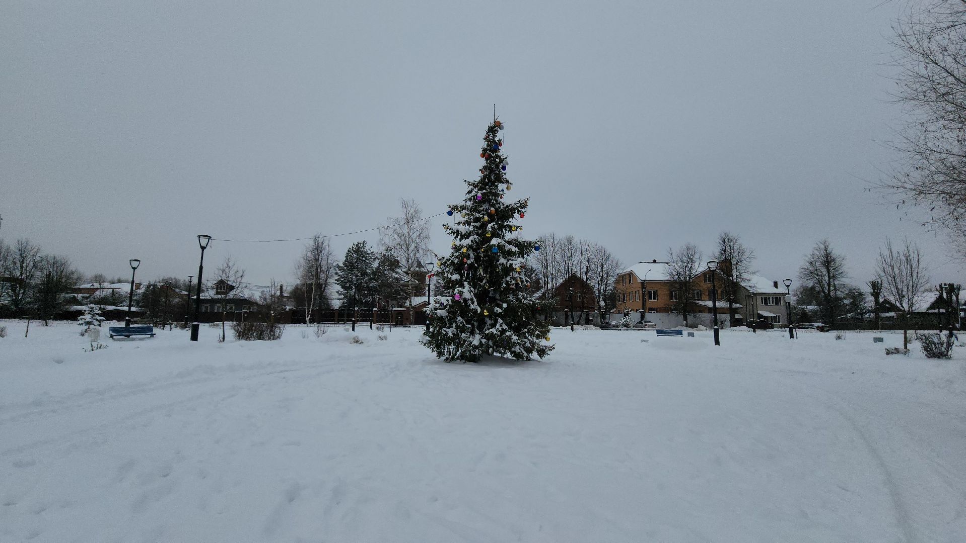 Елка, Новый год, благоустройство, Истра, вертикалки,