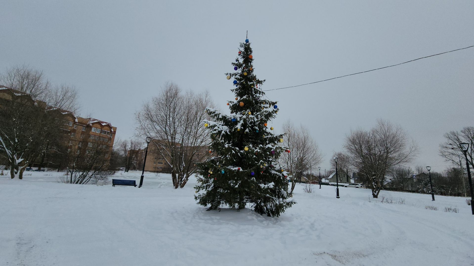 Елка, Новый год, благоустройство, Истра, вертикалки,