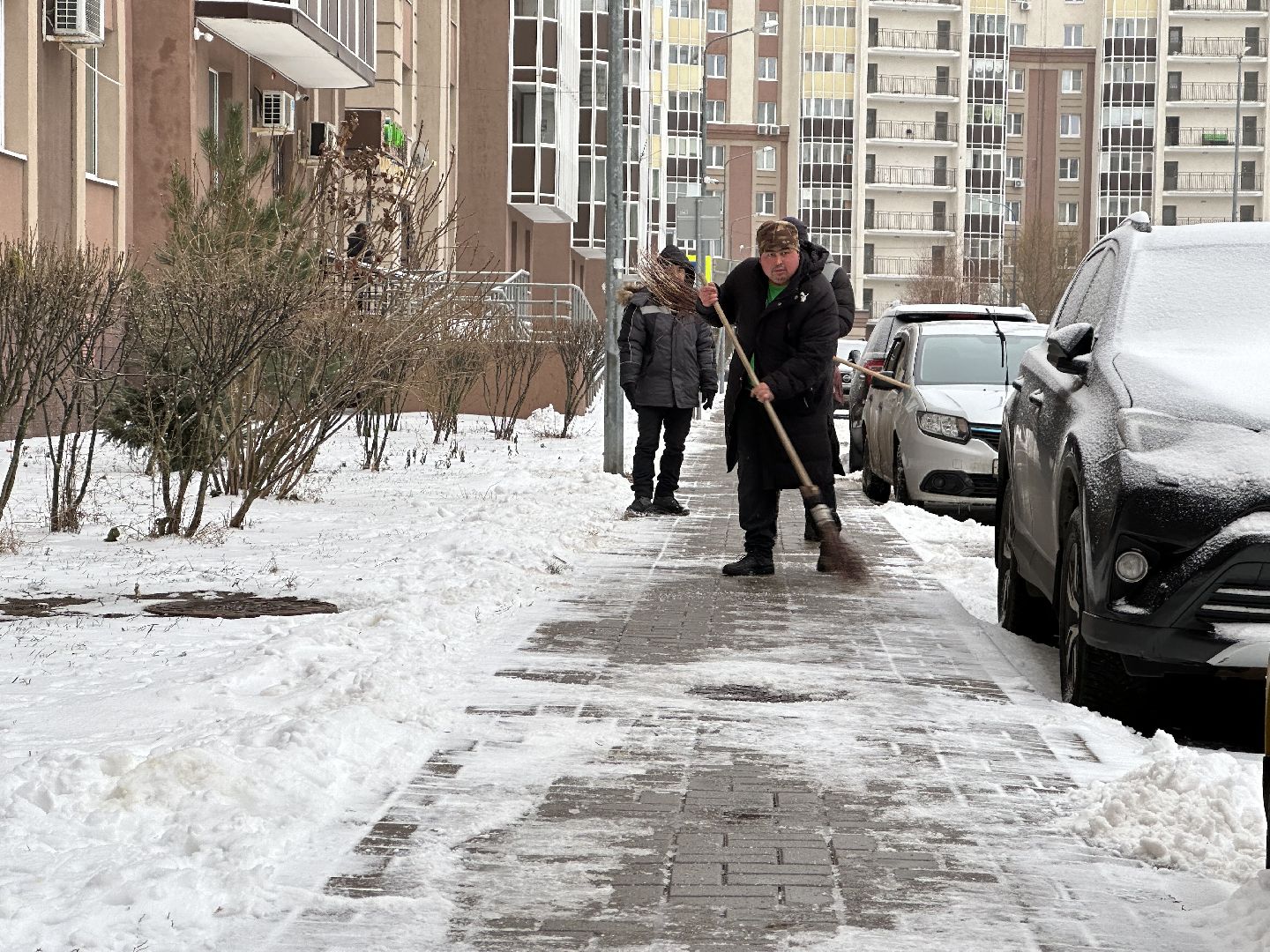 уборка снега, домодедово, вертикалки,