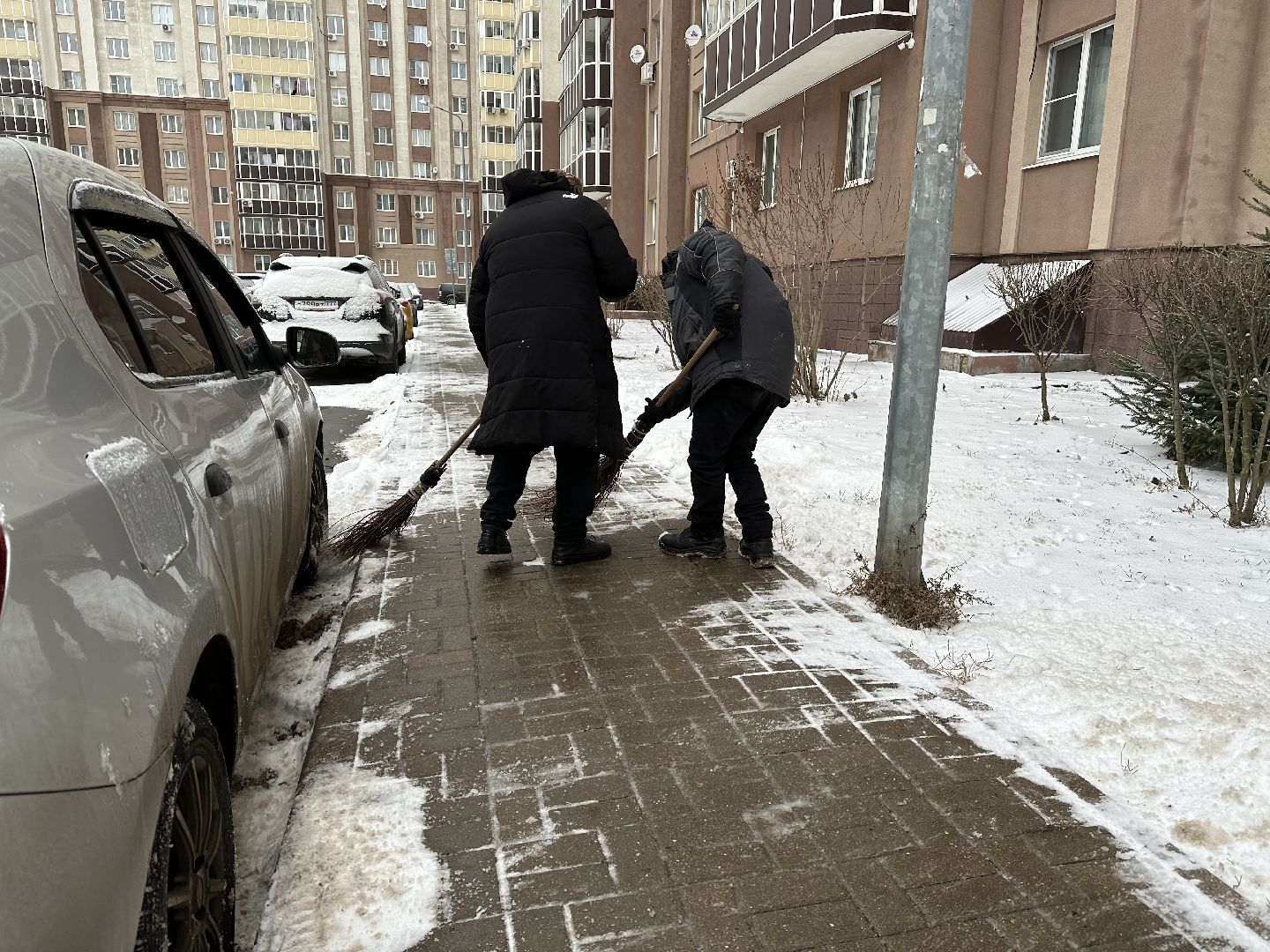 уборка снега, домодедово, вертикалки,