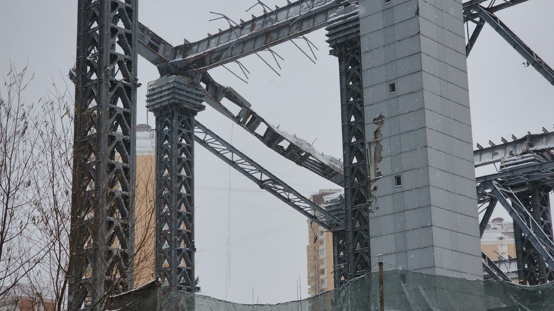 Красногорск, снежком, трагедия, чп,гибель сотрудника, демонтаж горнолыжного комплекса,