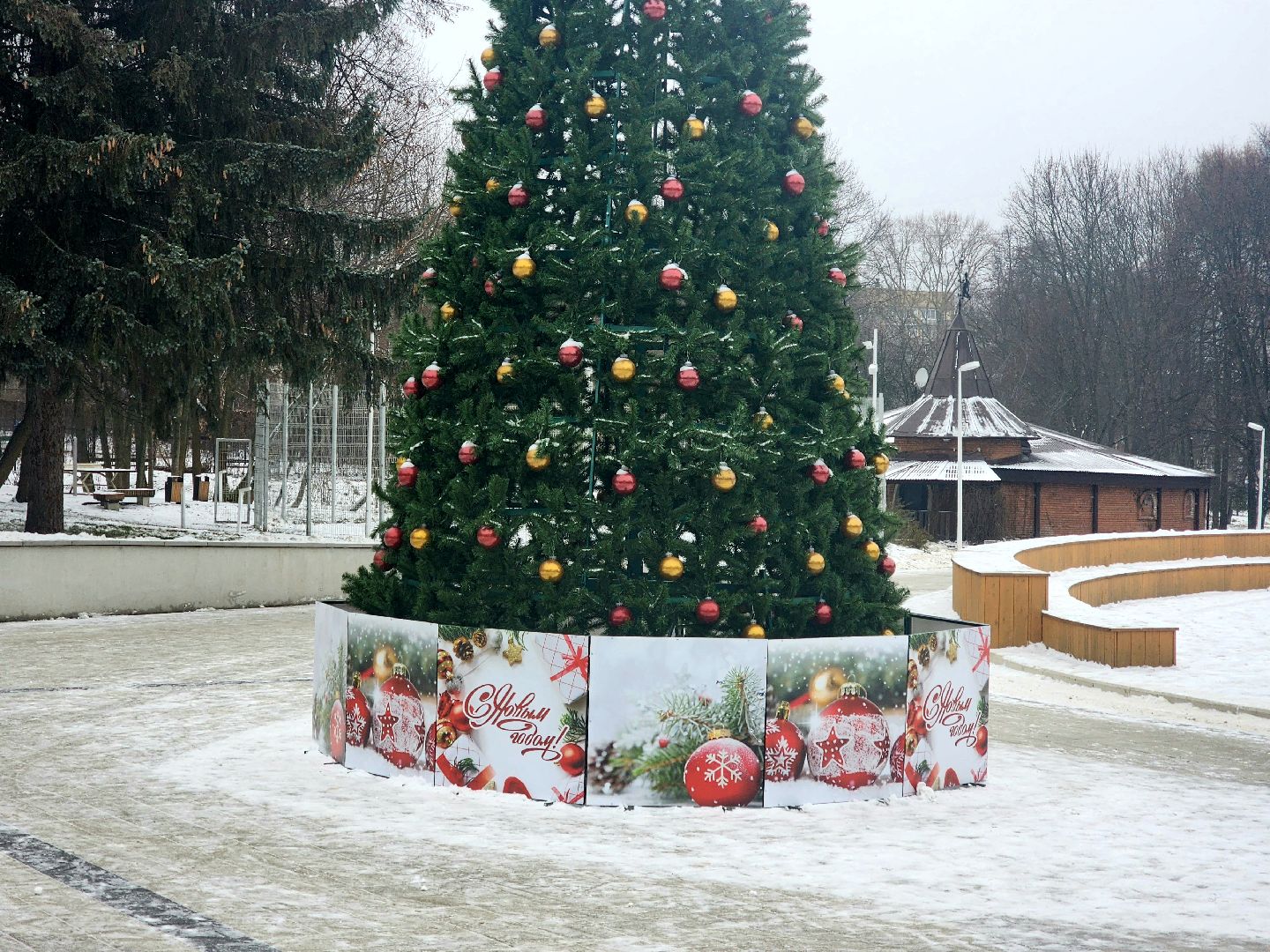 пущино, серпухов, новый год, ёлка, вертикалки,