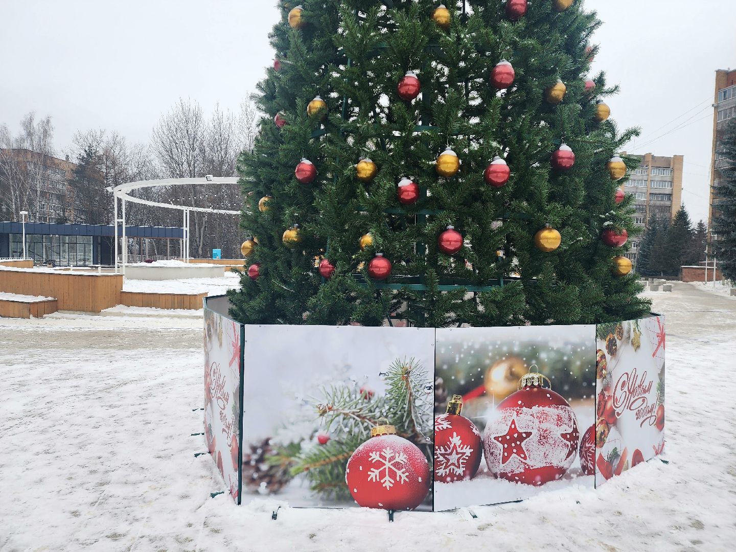 пущино, серпухов, новый год, ёлка, вертикалки,