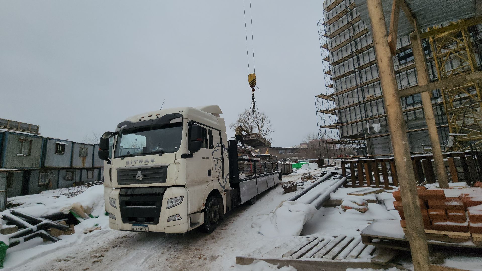люберцы, строительство поликлиники, строители, поселок октябрьский, вертикалка,