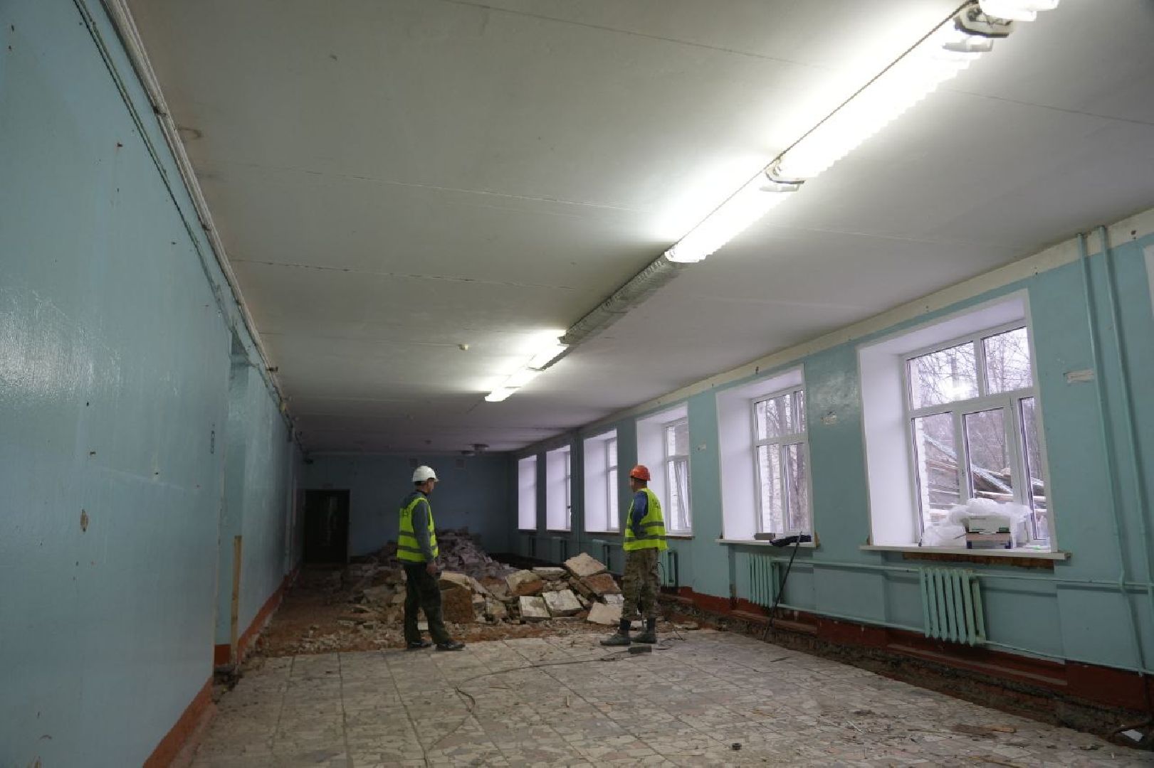 Школа, Капитальный ремонт, Строительство, Пересвет, Сергиево-Посадский городской округ, Образование, вертикалки,