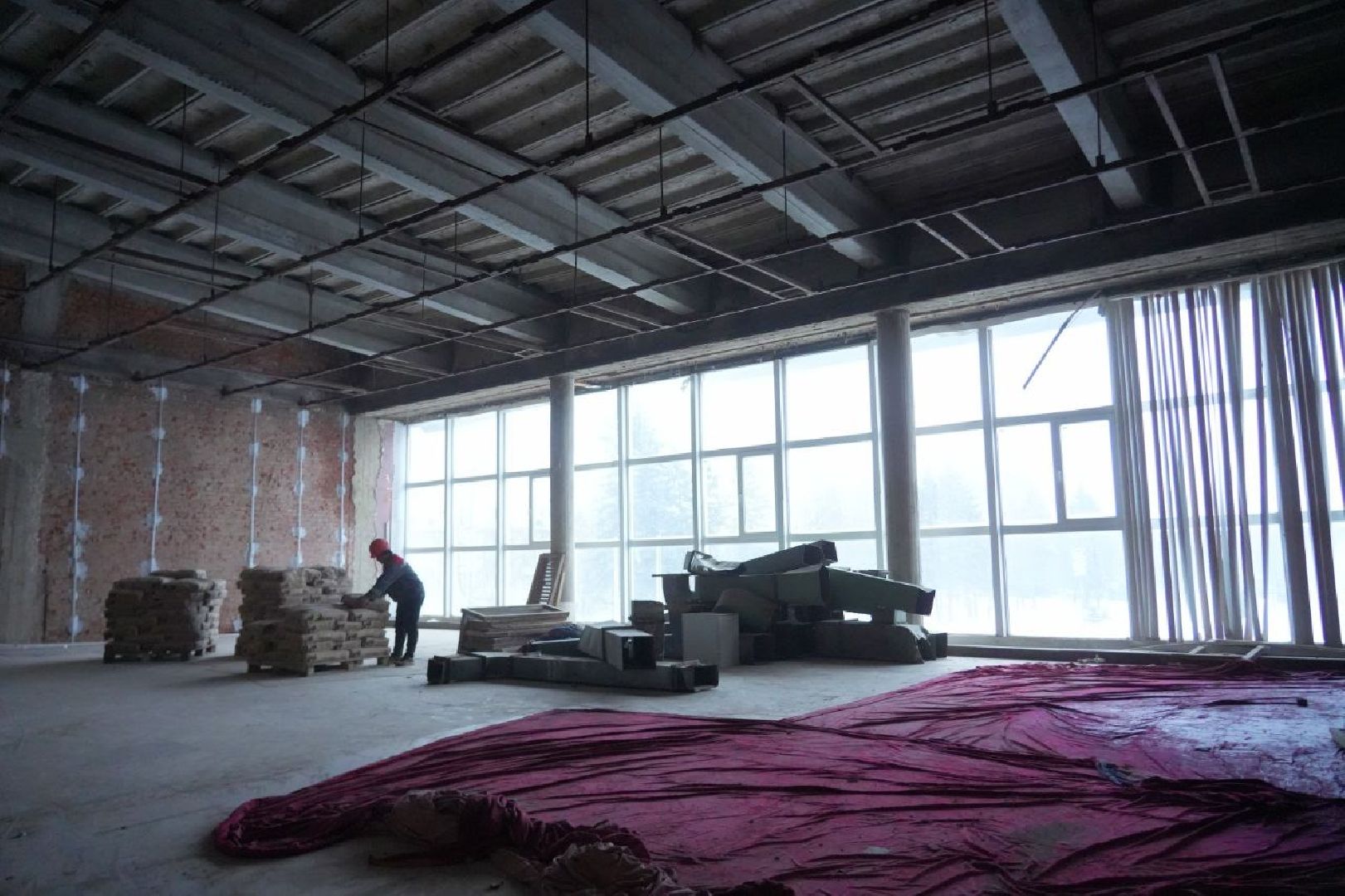 Капитальный ремонт, Дом культуры, Краснозаводск, Сергиево-Посадский городской округ, Культура, вертикалки,