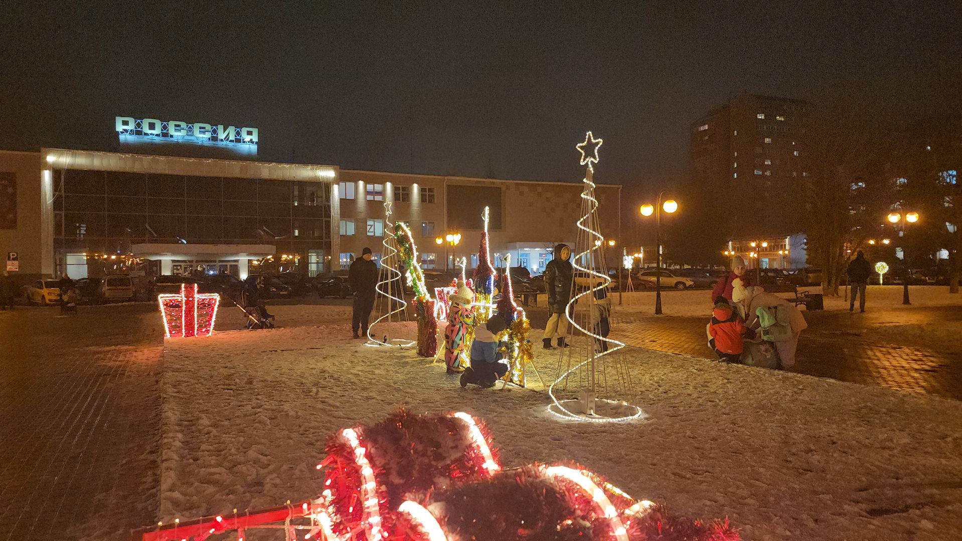 серпухов, подмосковье, новй год, инсталляции, украсили город, вертикалки,