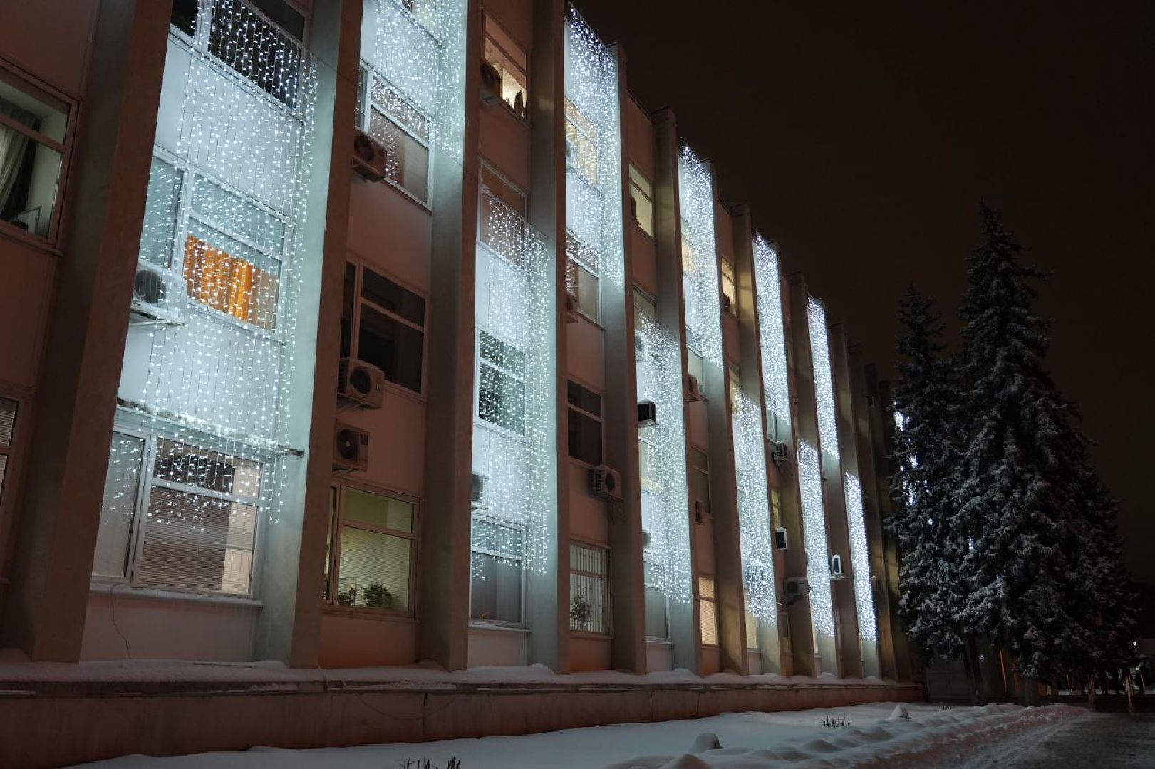 Новый год, Благоустройство, Украшение, Елка, Сергиев Посад, Сергиево-Посадский городской округ, вертикалки,